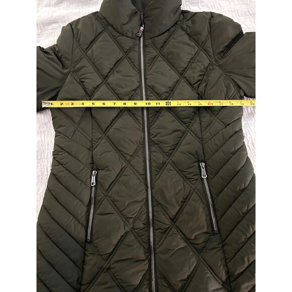 Bernado Full Circle Puffer Green Jacket Size M - Picture 6 of 7